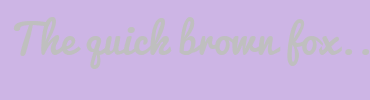 Image with Font Color BFBFBF and Background Color CDB5E5